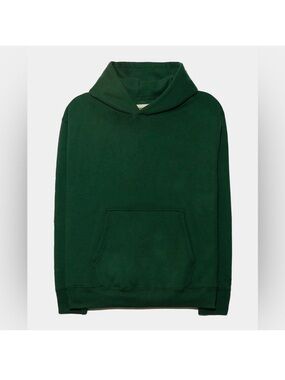 Men's Dark Green Pullover Hoodie - Lightweight Everyday Sweatshirt
